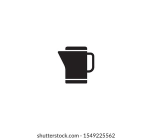 electric kettle icon vector design element logo template