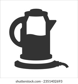 Icono de hervidor eléctrico, Vector Graphics