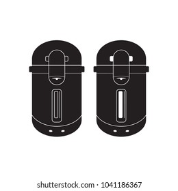 Electric Kettle icon Vector Illustration. Flat Sign isolated on White Background.