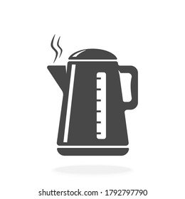 Electric Kettle Icon - Vector Illustration
