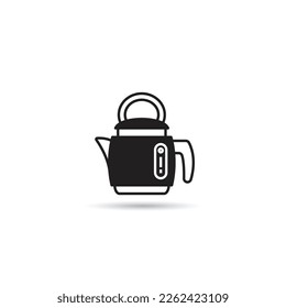 electric kettle icon vector illustration