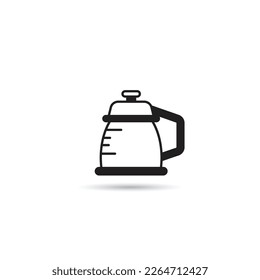 electric kettle icon vector illustration