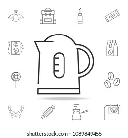 Electric kettle line icon. Detailed set of web icons and signs. Premium graphic design. One of the collection icons for websites, web design, mobile app on white background