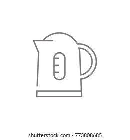 Electric kettle line icon. Web element. Premium quality graphic design. Signs symbols collection, simple icon for websites, web design, mobile app, info graphics on white background