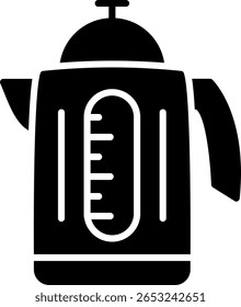 Electric Kettle New Creative Icon Design Vector