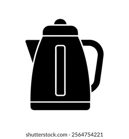 Electric kettle silhouette vector design