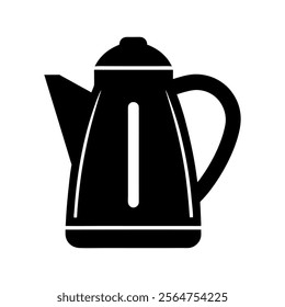 Electric kettle silhouette vector design