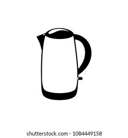 electric kettle vector icon . Abstract design logo. Illustration on a flat design style