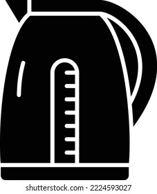 Electric Kettle vector icon. Can be used for printing, mobile and web applications.