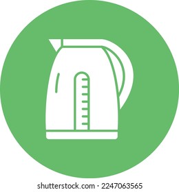 Electric Kettle vector icon. Can be used for printing, mobile and web applications.