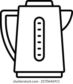 Electric Kettle vector icon. Can be used for printing, mobile and web applications.