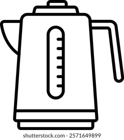 Electric Kettle vector icon. Can be used for printing, mobile and web applications.