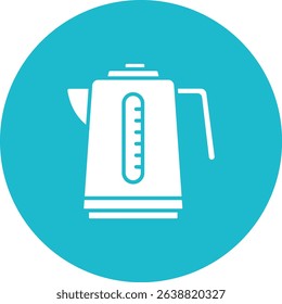 Electric Kettle vector icon. Can be used for printing, mobile and web applications.