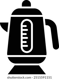 Ilustración de diseño de icono de Vector de caldera eléctrica