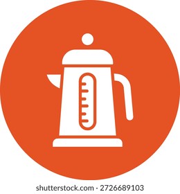 Electric Kettle Vector Icon Design Illustration