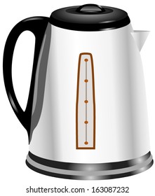 Electric kettle - vector illustration
