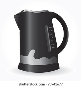 Electric kettle - vector illustration
