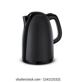 Electric kettle in white background. Vector illustration.