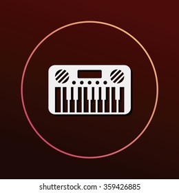 electric keyboard icon