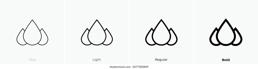 electric keyboard icon icon. Thin, Light Regular And Bold style design isolated on white background