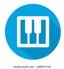  Electric Keyboard  vector icon illustration