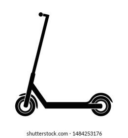 Icono del patinete eléctrico, diseño vectorial