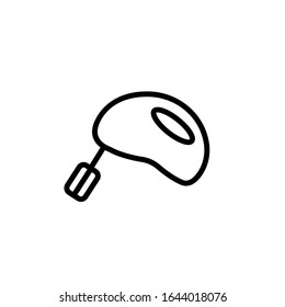 Icono de línea simple Ilustración vectorial del mezclador de cocina eléctrica