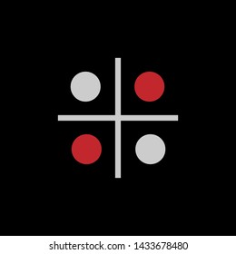 Electric kitchen stove indicator icon