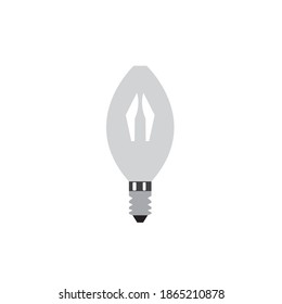diseño de lámpara eléctrica vectorial ilustración icono plantilla de logotipo
