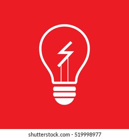 electric lamp Icon Vector Illustration