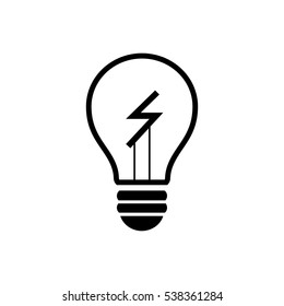 electric lamp Icon Vector Illustration