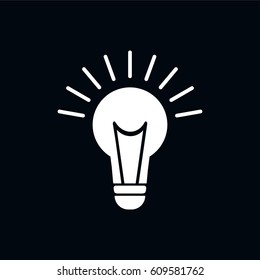 electric lamp icon vector illustration