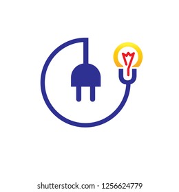electric lamp logo designs