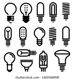 Electric Lampicon Lighting Device Schematic Image Stock Vector (Royalty ...