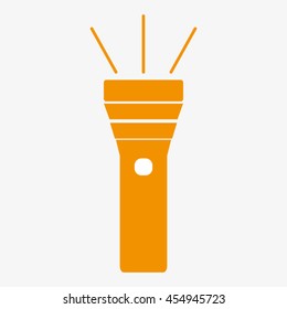 electric lantern, vector icon