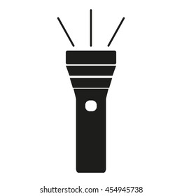 electric lantern, vector icon