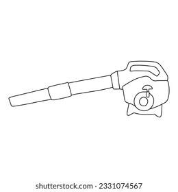 Lámina eléctrica. Herramientas eléctricas para jardinería y casas de campo. Doodles dibujados a mano.