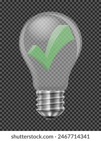 electric light bulb abstract concept vector illustration isolated on white background