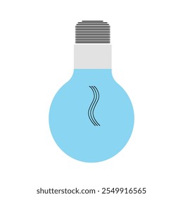 Electric light design simple by illustration