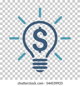 Electric Light Price icon. Vector pictograph style is a flat symbol, color, chess transparent background. Designed for software and web interface toolbars and menus.