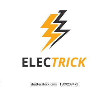 Electric Lightning Bolt Logo Design