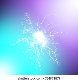electric lightning discharge
