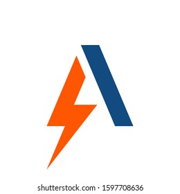 A Electric Logo can be used for company, icon, and others.