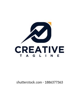 Electric logo  creative design vector template