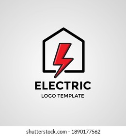 Electric logo design. It is suitable for companies in the fields of electricity, electric service, electric cars.