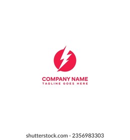 Plantilla de diseño de logotipo eléctrico y nuevo logotipo