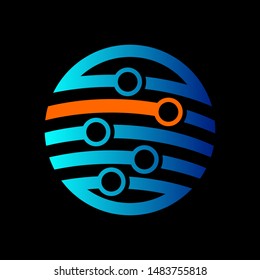 electric logo design vector eps 10