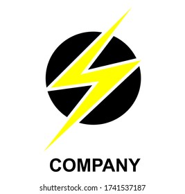 Electric logo design vector icon