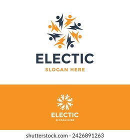 diseño de logotipo eléctrico vector icono símbolo ilustración