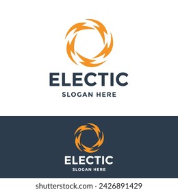 electric logo design vector icon symbol illustration